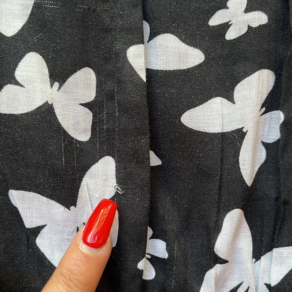 🦋 Y2K Vintage Circa 2006 Butterfly print Dress with zipper detail ✨ - Picture 9 of 17